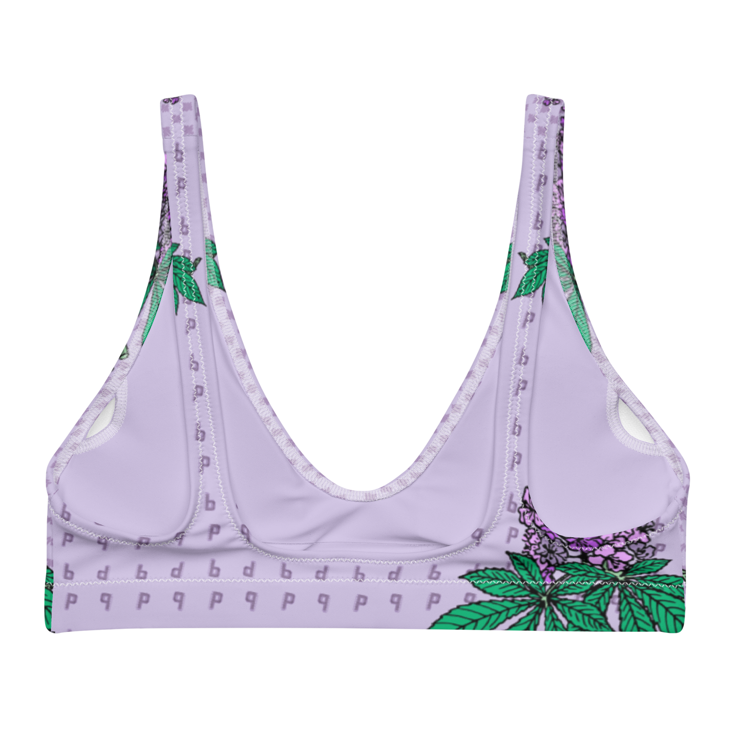 Maillot de bain HAUT Femme écologique Pop - Lilas™ - The Brand PlusDePurp.©