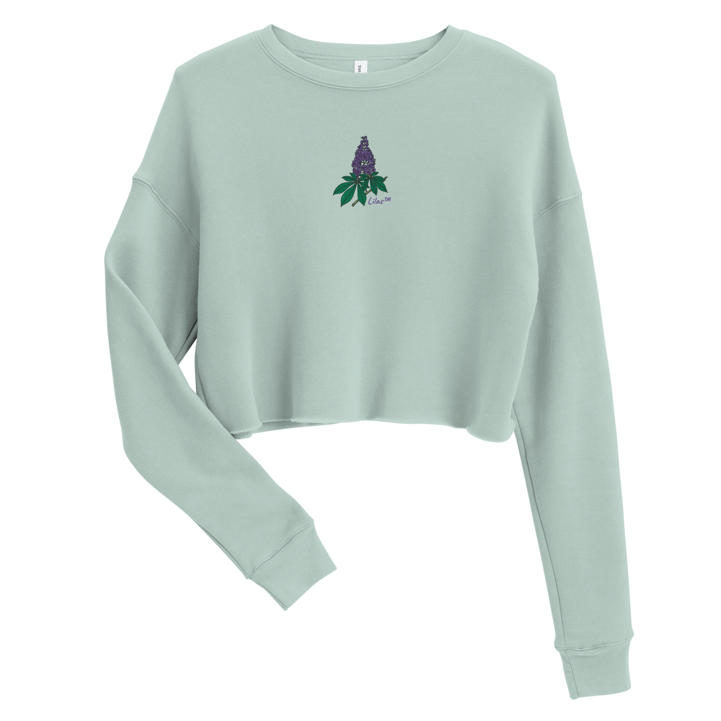 Sweatshirt Crop Top - Lilas™ - The Brand PlusDePurp.©