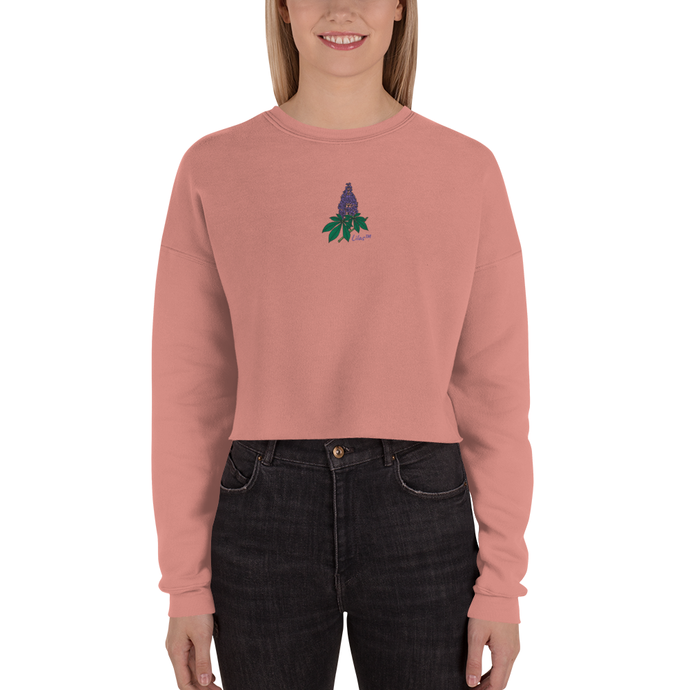 Sweatshirt Crop Top - Lilas™ - The Brand PlusDePurp.©