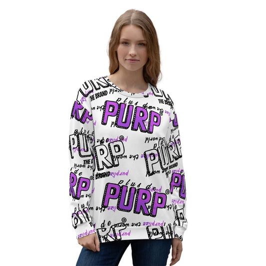 Sweat unisexe PURPP Blanc - Purplize Deluxe™ - [PlusDePurp - The Brand]