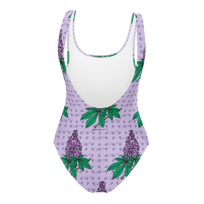 Maillot de bain une pièce Pop - Lilas™ - The Brand PlusDePurp.©