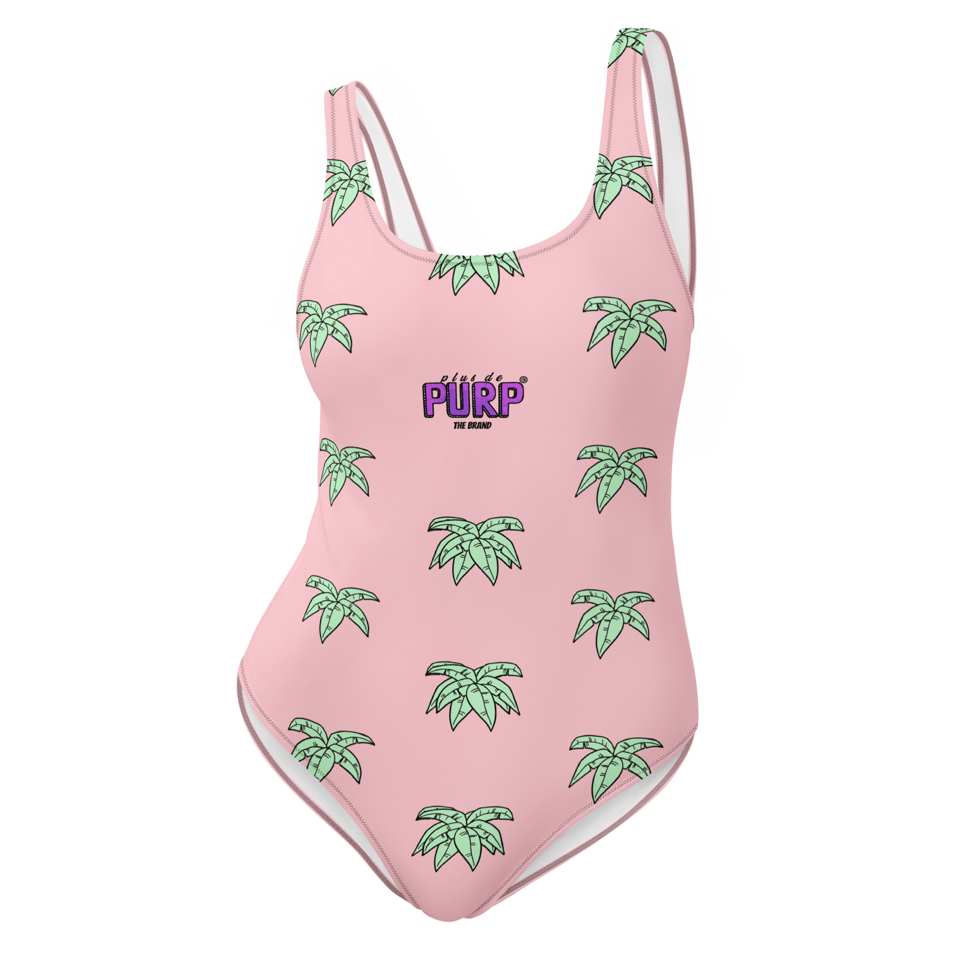 Maillot de bain une pièce - PALM & CHILL - Pinky™ - The Brand PlusDePurp.©