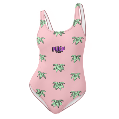Maillot de bain une pièce - PALM & CHILL - Pinky™ - The Brand PlusDePurp.©