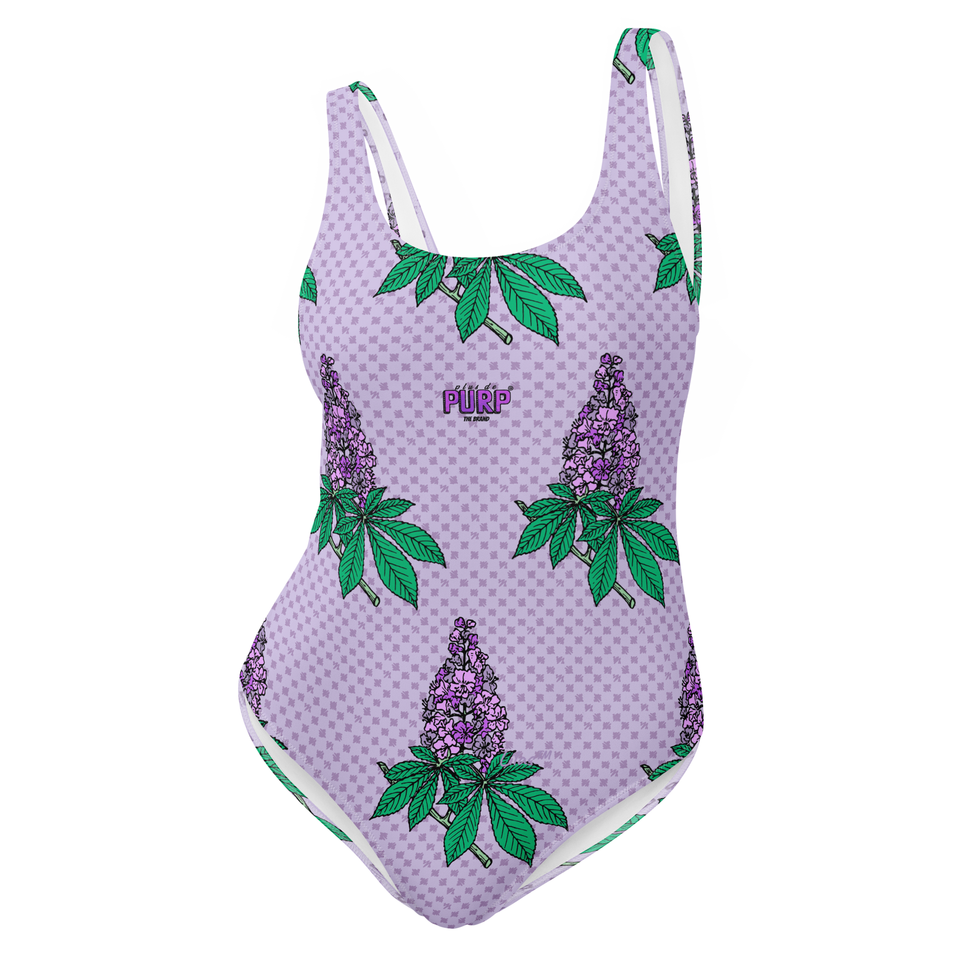 Maillot de bain une pièce Pop - Lilas™ - The Brand PlusDePurp.©