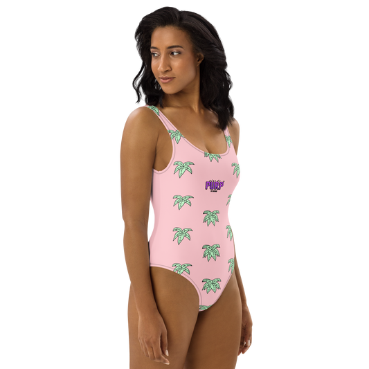 Maillot de bain une pièce - PALM & CHILL - Pinky™ - The Brand PlusDePurp.©