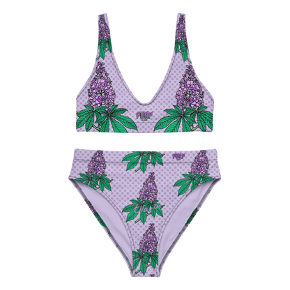Maillot de bain 2 pièces écologique Pop - Lilas™ - The Brand PlusDePurp.©