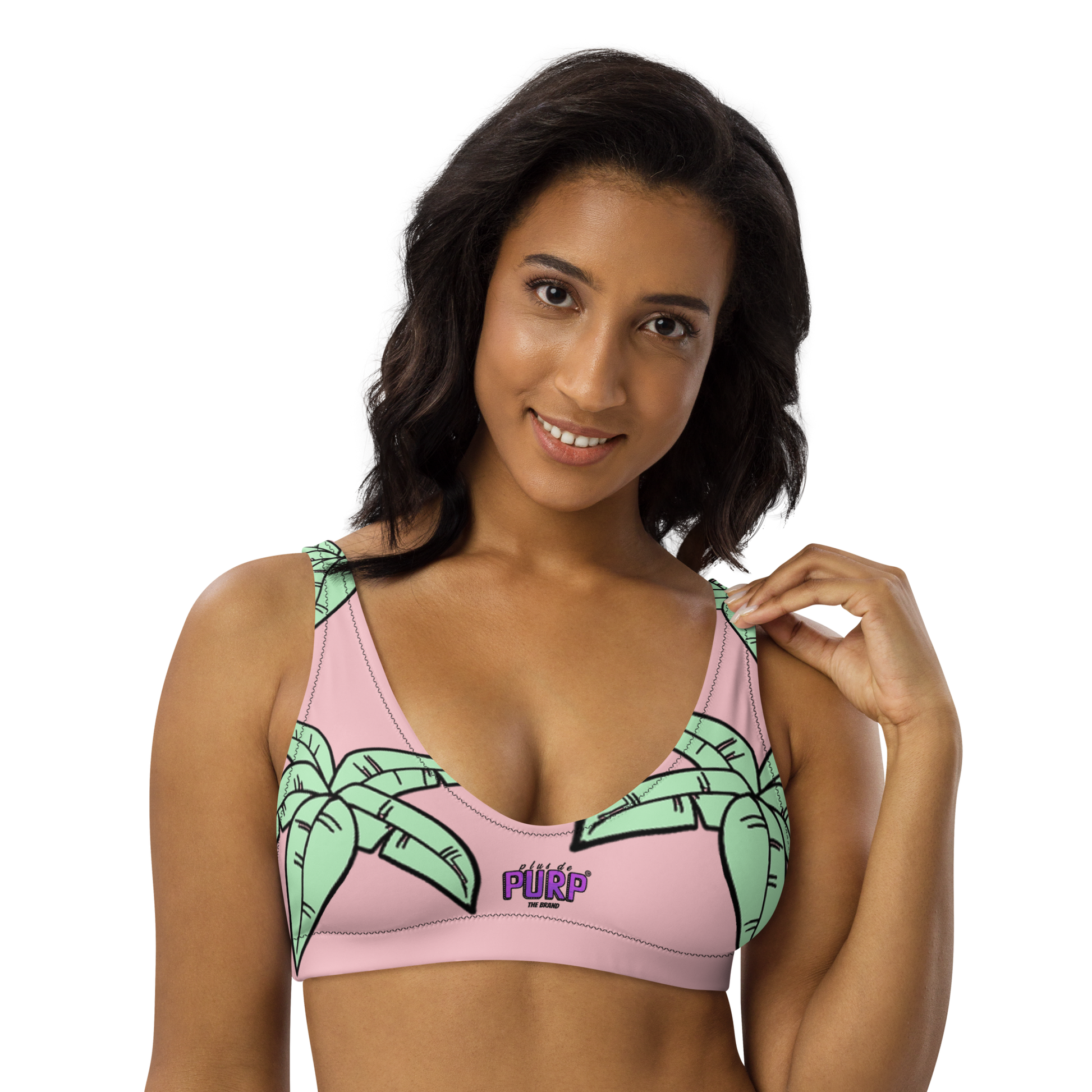 Maillot de bain HAUT Femme - PALM & CHILL - Pinky™ - The Brand PlusDePurp.©