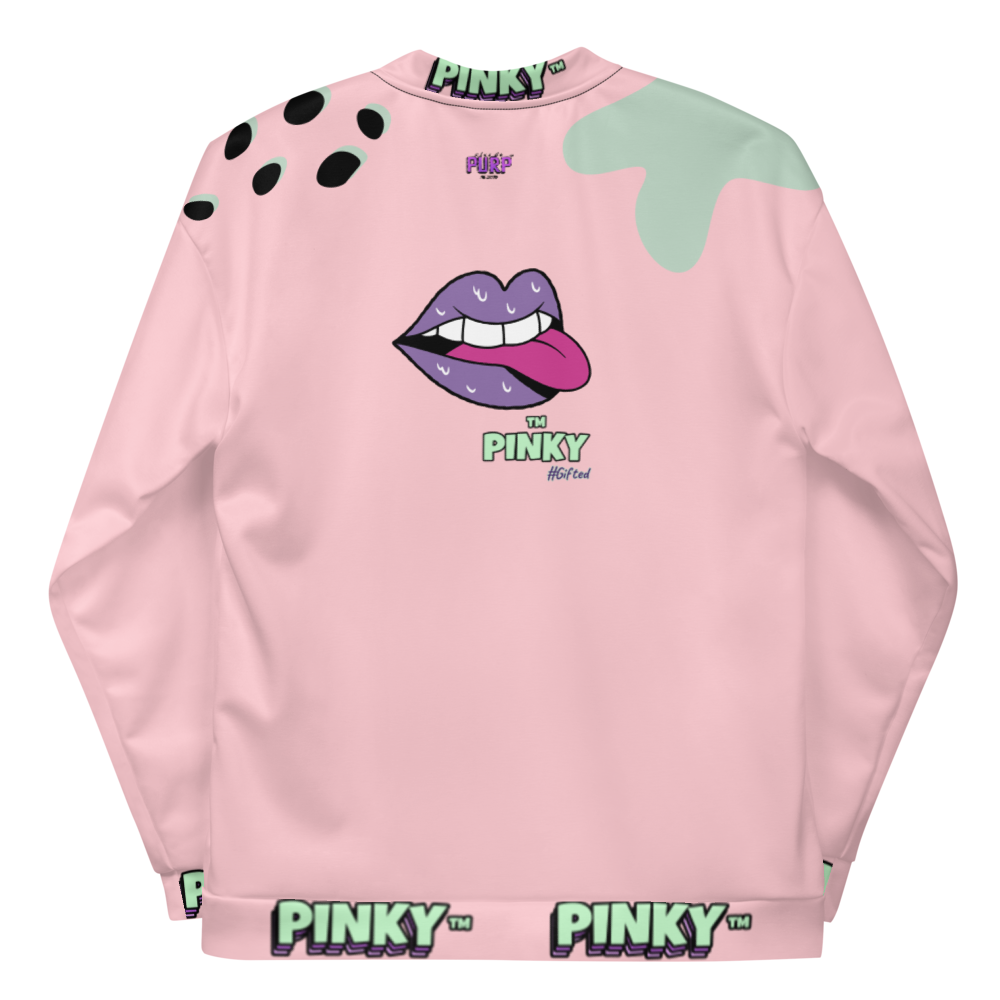 Bomber unisexe - PALM & CHILL - Pinky™ - The Brand PlusDePurp.©