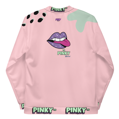 Bomber unisexe - PALM & CHILL - Pinky™ - The Brand PlusDePurp.©