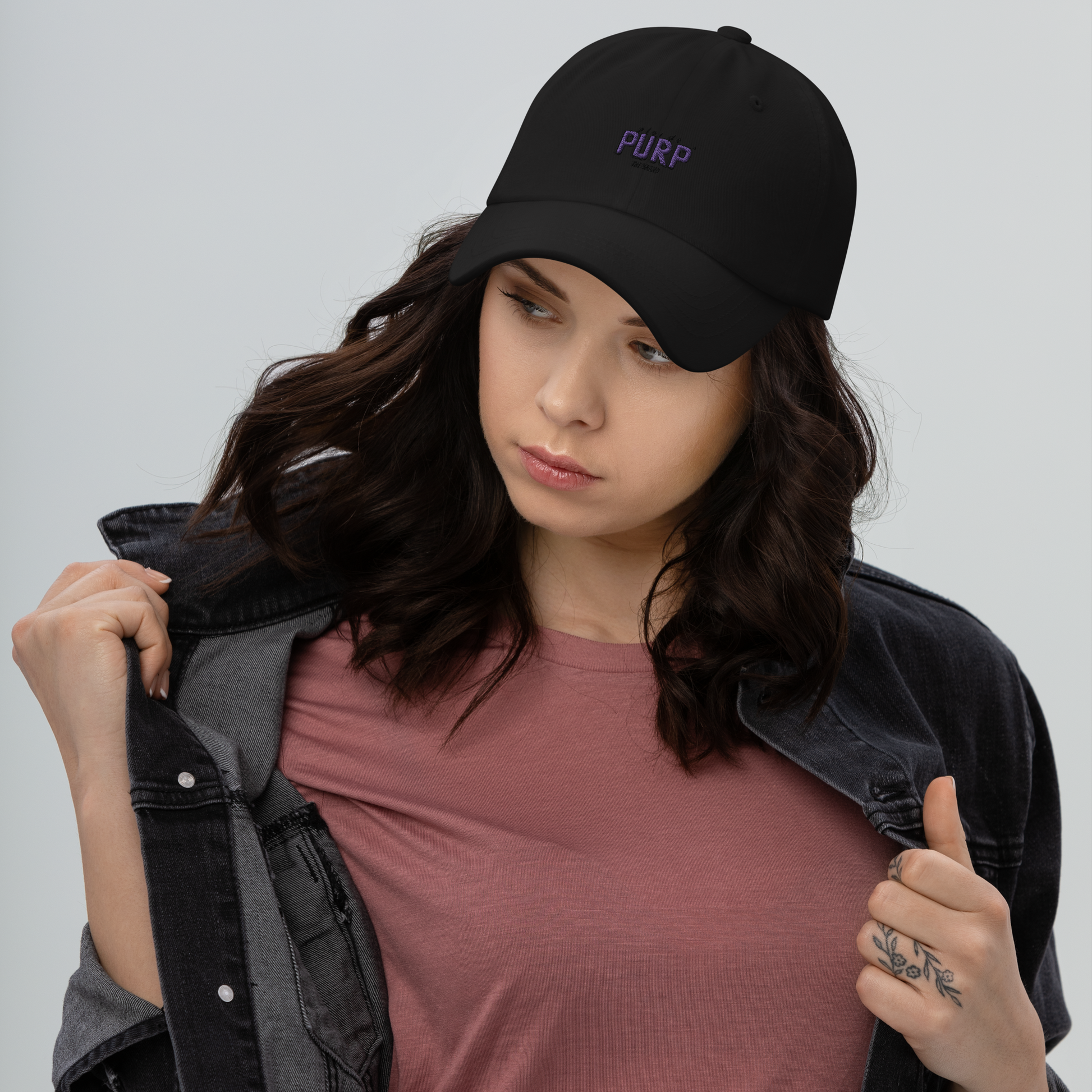Casquette Solar PALM & CHILL - Pinky™ - [PlusDePurp - The Brand]