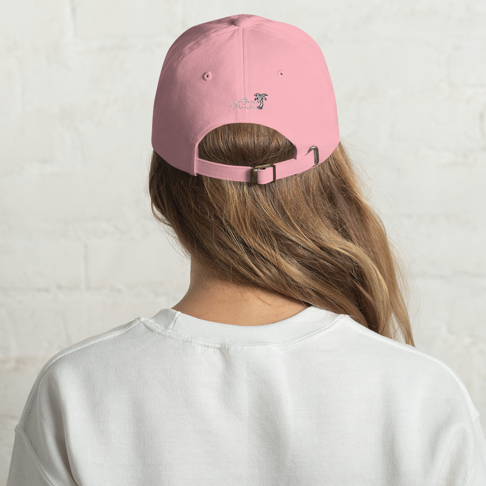 Casquette Solar PALM & CHILL - Pinky™ - [PlusDePurp - The Brand]