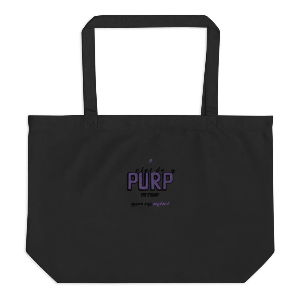 Tote Bag écologique PURPBAG Noir - Purpies™ - [PlusDePurp - The Brand]