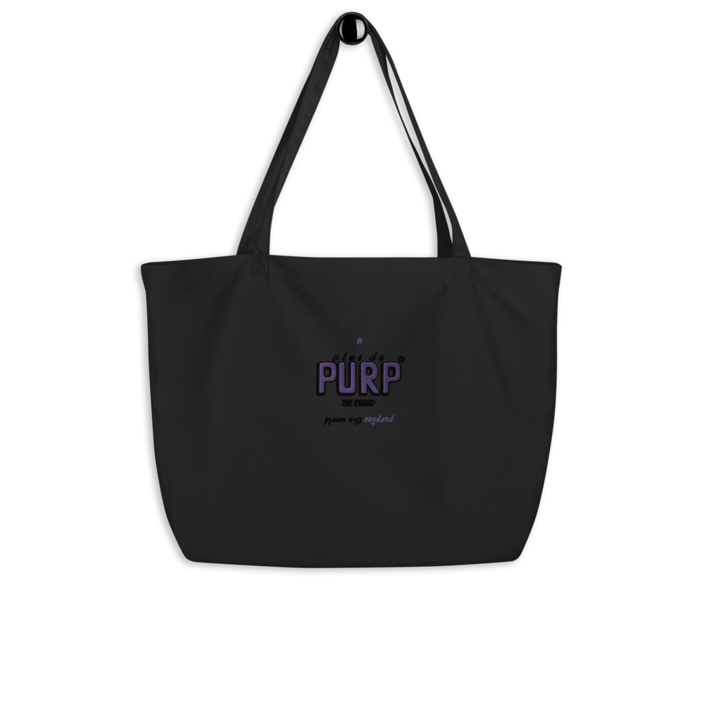 Tote Bag écologique PURPBAG Noir - Purpies™ - [PlusDePurp - The Brand]