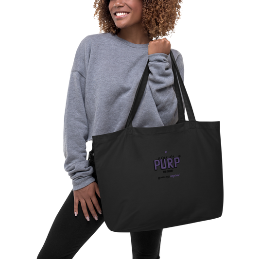 Tote Bag écologique PURPBAG Noir - Purpies™ - [PlusDePurp - The Brand]