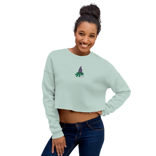 Sweatshirt Crop Top - Lilas™ - The Brand PlusDePurp.©